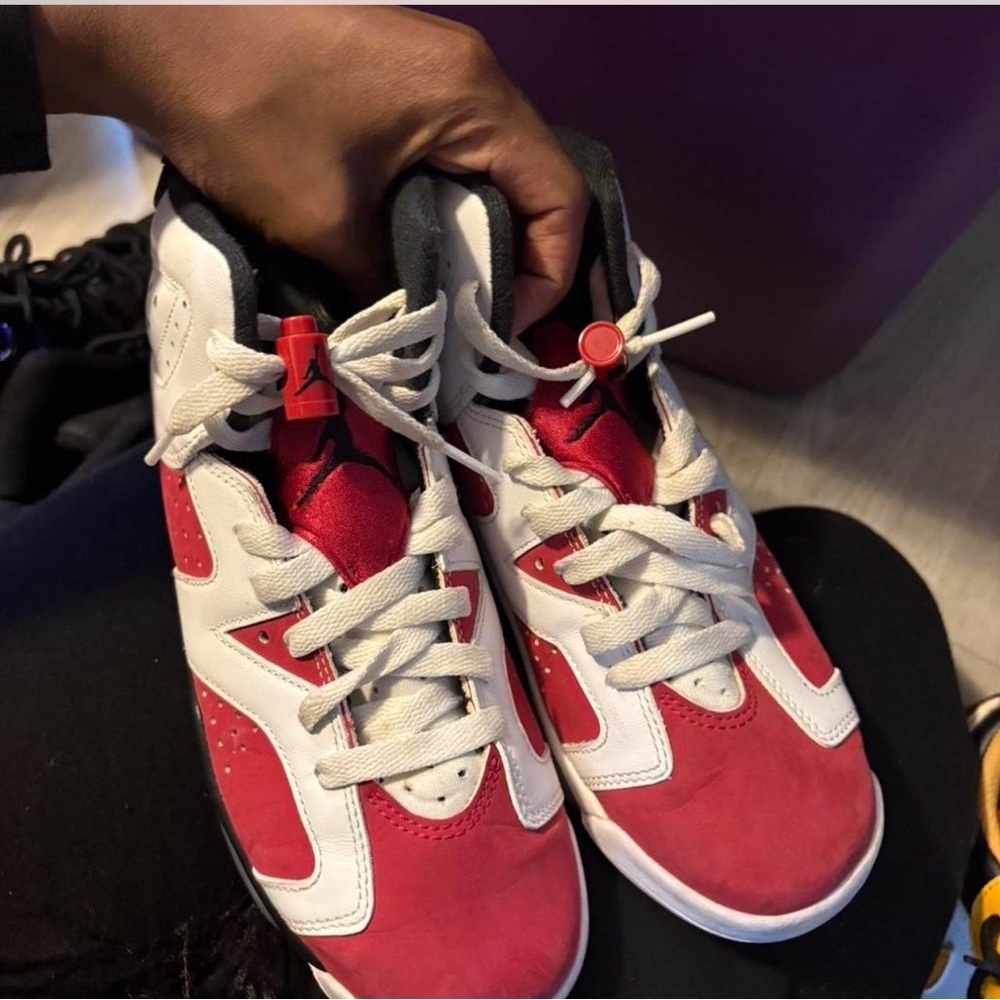 Jordan Kids Sneakers Red and White